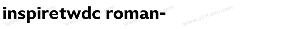 inspiretwdc roman字体转换
